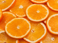 唯美切片橙子背景图片桌面壁纸