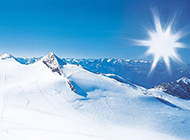 阿尔卑斯山滑雪高清壁纸