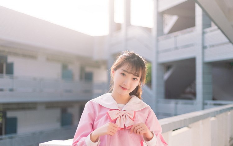 波萝社童颜萝莉夏美酱迷人高清写真