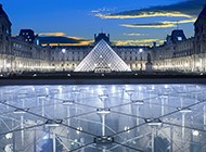 法国卢浮宫辉煌建筑图片赏析