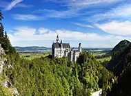 德国巴伐利亚新天鹅堡最美的风景图片