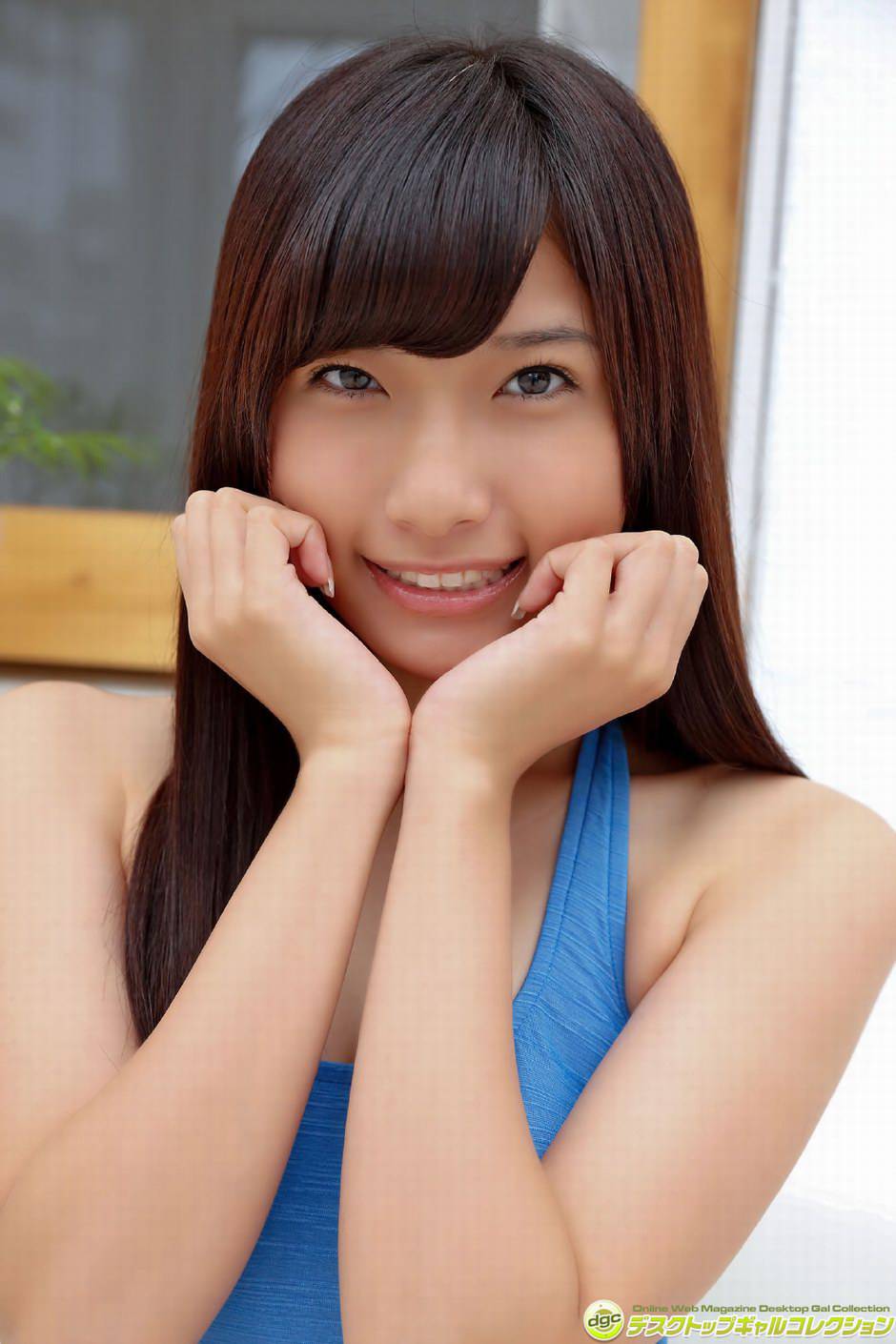 日本90后清纯美女森川彩香走红网络写真照