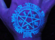 紫外线荧光隐形艺术纹身欣赏