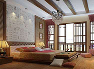 中式大户型卧室古典装修效果图大全