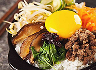 韩国美食石锅拌米饭图片满口鲜香