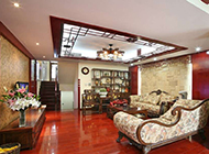 中式客厅古典大气装修效果图欣赏