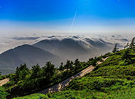 北京燕山山脉雾灵山风景图片