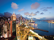 香港风景名胜维多利亚港图片