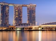 夜景城市风景图片大全 新加坡城市夜景风景图片电脑桌面壁纸下载