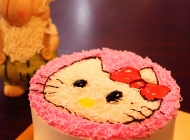 唯美创意hello Kitty甜品蛋糕美食图片桌面壁纸