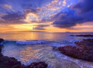 黄金海岸 日出日落黄昏夕阳风景壁纸