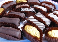 diy自制手工黑巧克力高热量甜品零食图片
