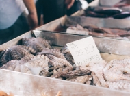 菜市场的鱼肉海鲜美食食材高清图片素材合集