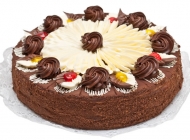 高颜值网红美食巧克力蛋糕甜品下午茶图片高清素材