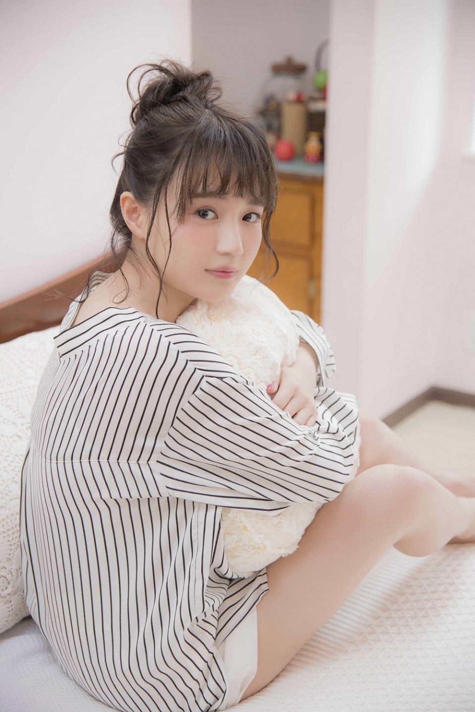 火辣性感宅男女神羽嫣三点式内衣西西艺术摄影