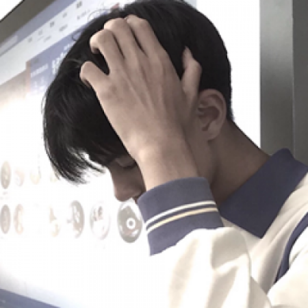 干净的白衬衫男生小鲜肉侧脸微信头像