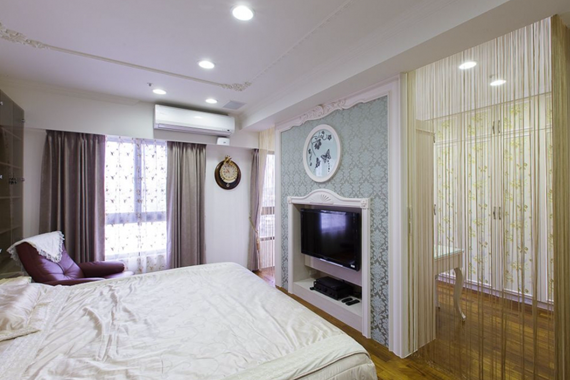 浪漫新古典欧式卧室装修设计图
