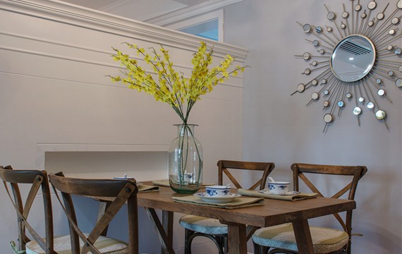 90�O室内装修餐厅餐桌椅选择设计效果图