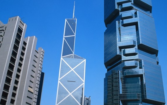 现代摩天大楼办公室建筑城市风光图片