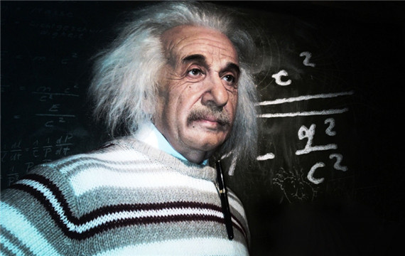 创意设计物理学家阿尔伯特·爱因斯坦高清桌面壁纸