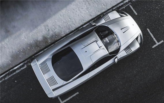 银色超跑赛麟S7车型帅气高清图片
