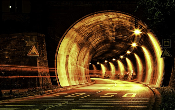火车隧道内部构造炫酷高清图片素材