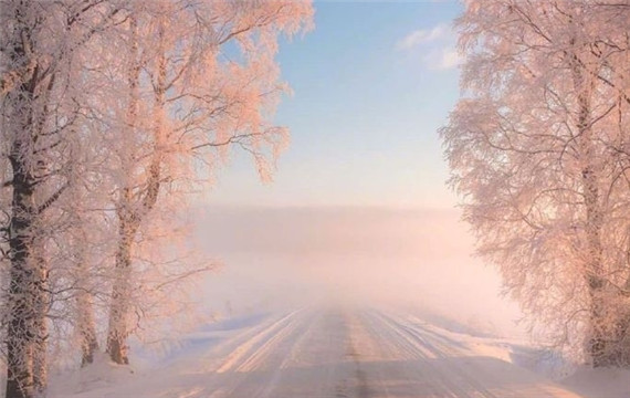 充满浪漫气息的冬天雪景唯美高清图片