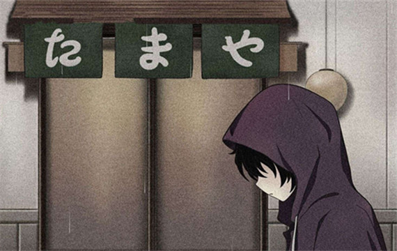 日本动漫中伤感的男生图片