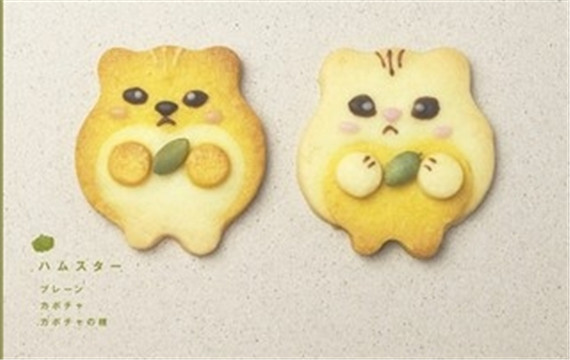 奇形怪状的小饼干精致小巧美食摄影图片