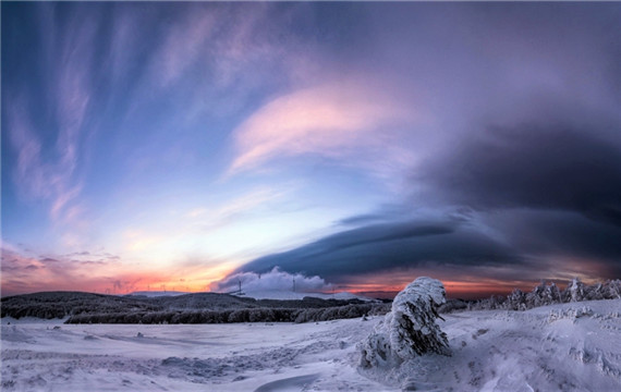 冬天最美的雪景图片唯美自然风景图片