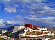 西藏布达拉宫唯美梦幻风景壁纸